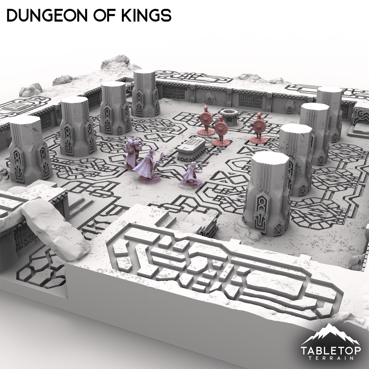 Tabletop Terrain Building Dungeon of Kings - Kingdom of Durak Deep