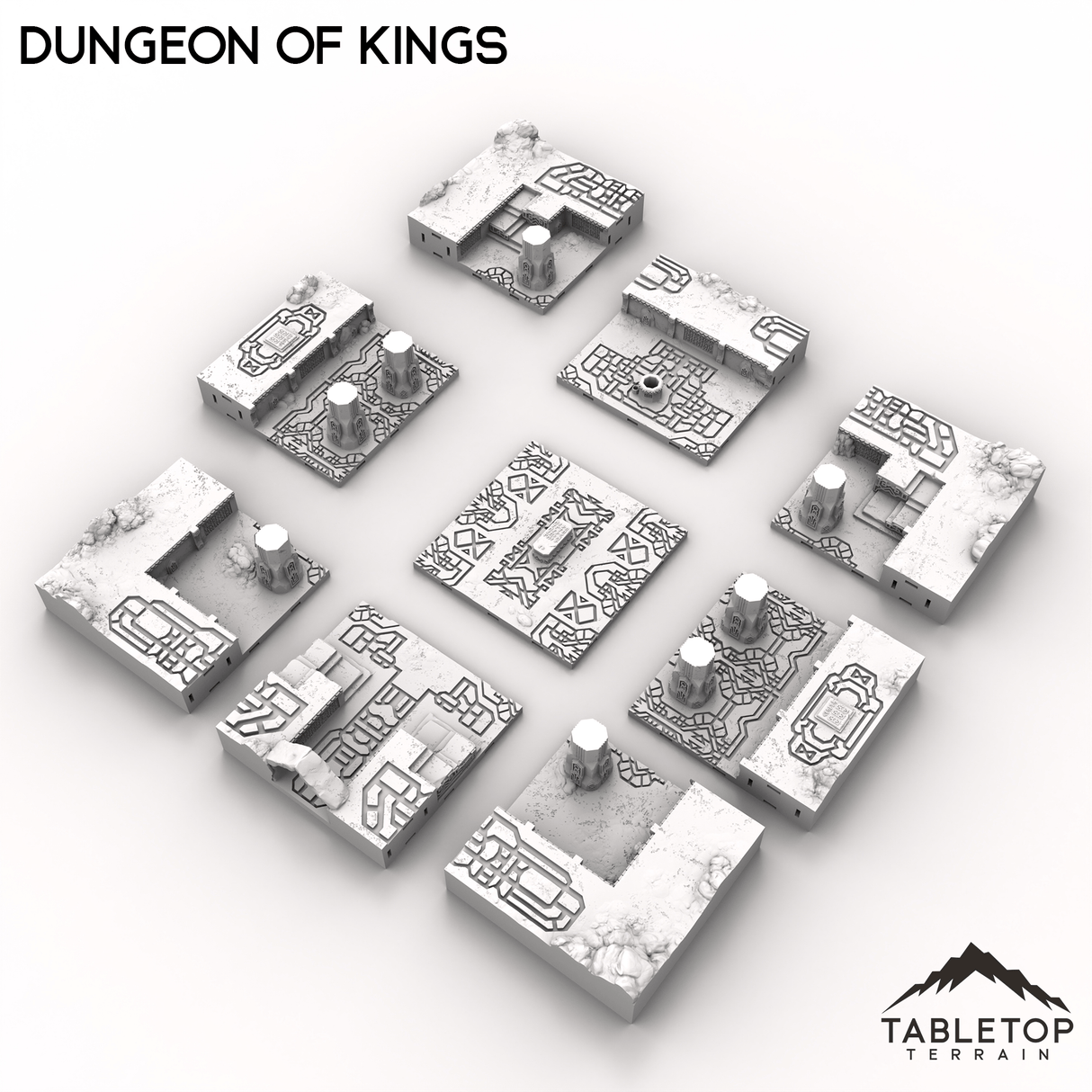 Tabletop Terrain Building Dungeon of Kings - Kingdom of Durak Deep