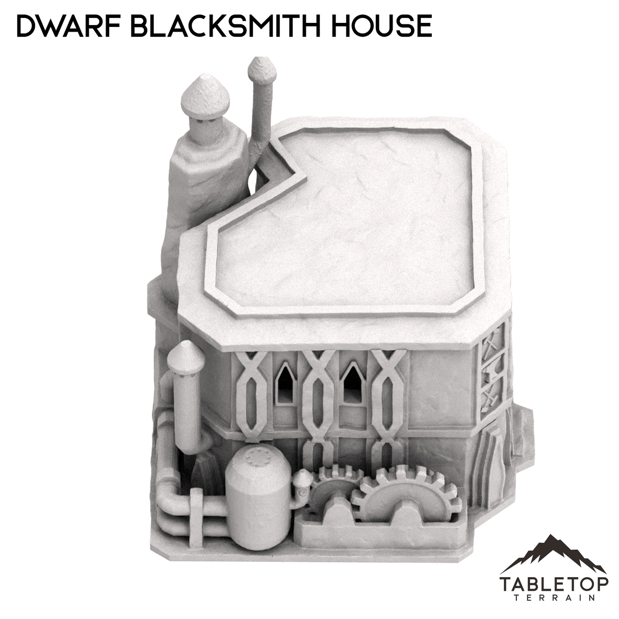 Tabletop Terrain Building Dwarf Blacksmith House