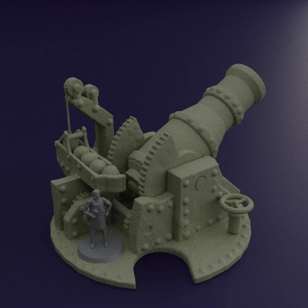 Tabletop Terrain Building Dwarf Bombard Tower