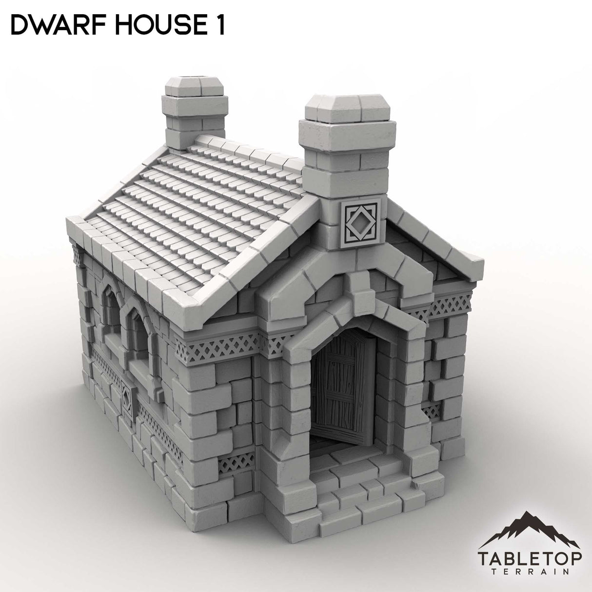 Tabletop Terrain Building Dwarf House 1