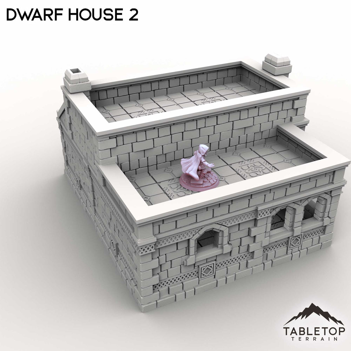 Tabletop Terrain Building Dwarf House 2