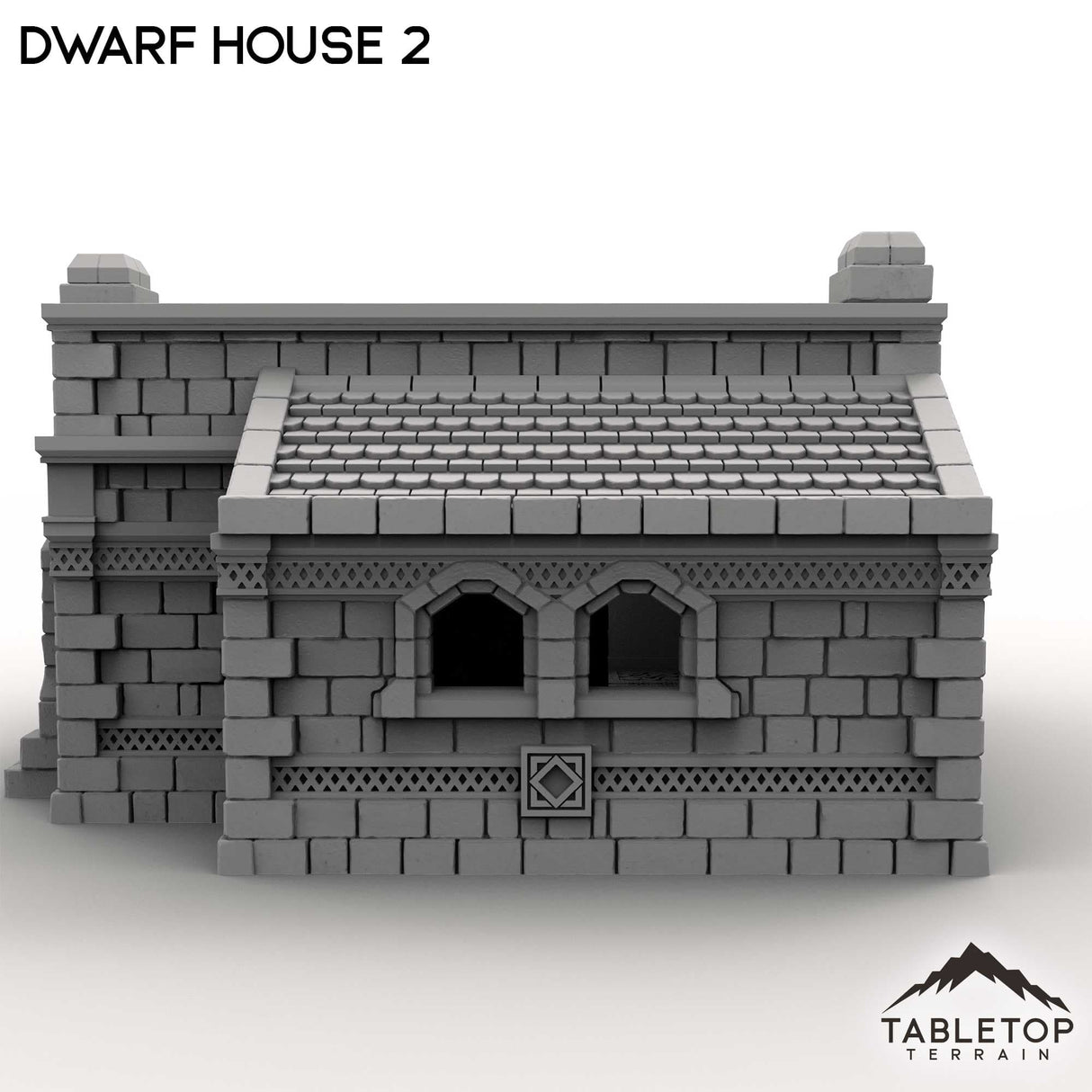 Tabletop Terrain Building Dwarf House 2