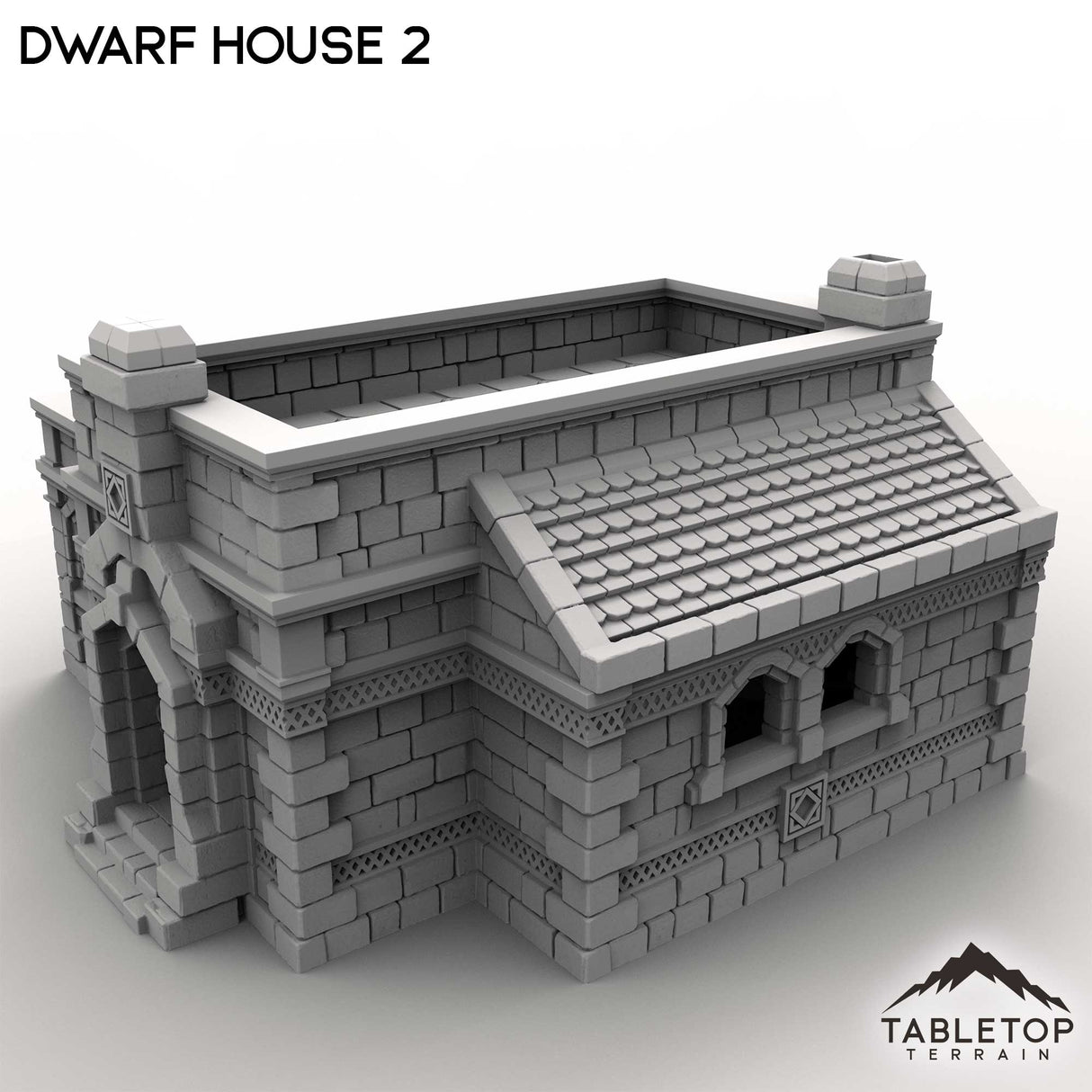 Tabletop Terrain Building Dwarf House 2