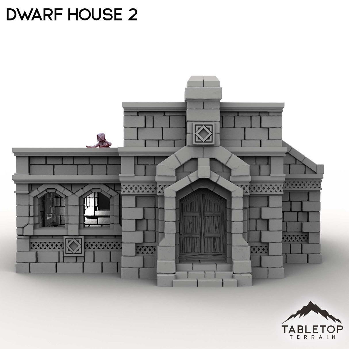 Tabletop Terrain Building Dwarf House 2