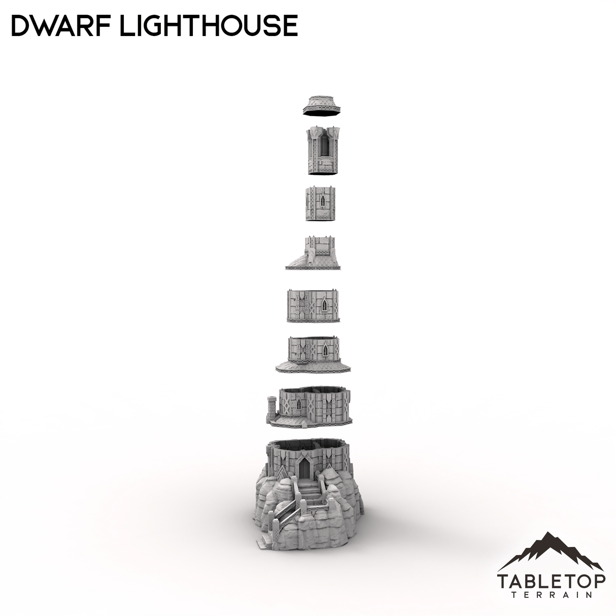 Tabletop Terrain Building Dwarf Lighthouse