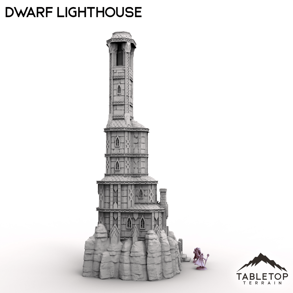 Tabletop Terrain Building Dwarf Lighthouse