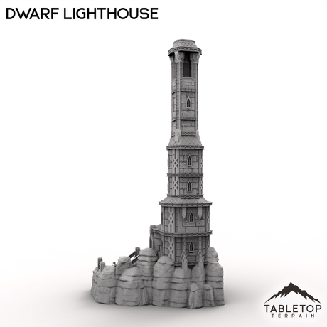 Tabletop Terrain Building Dwarf Lighthouse