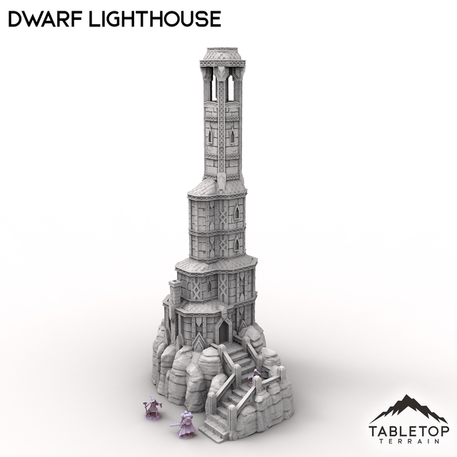 Tabletop Terrain Building Dwarf Lighthouse