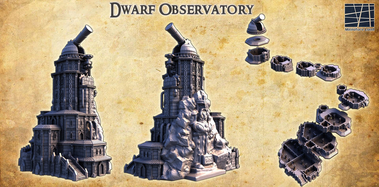 Tabletop Terrain Building Dwarf Observatory