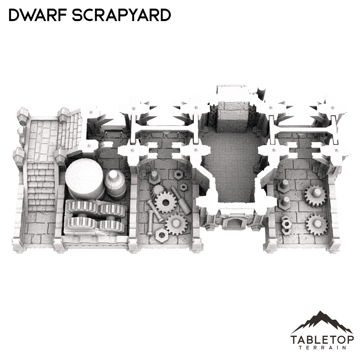 Tabletop Terrain Building Dwarf Scrapyard