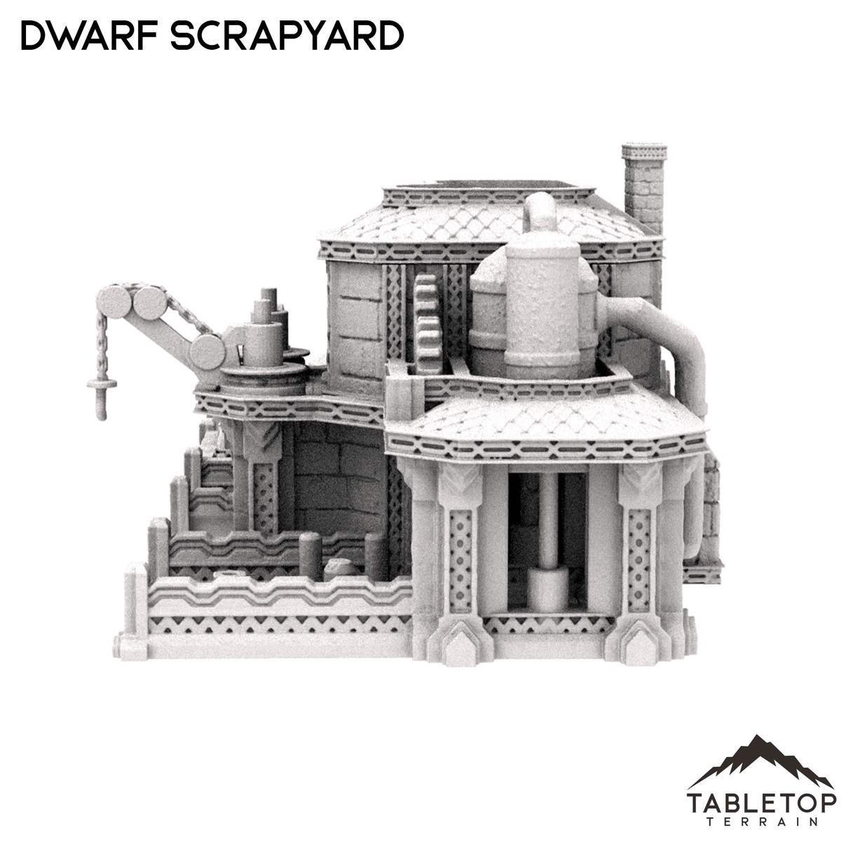 Tabletop Terrain Building Dwarf Scrapyard