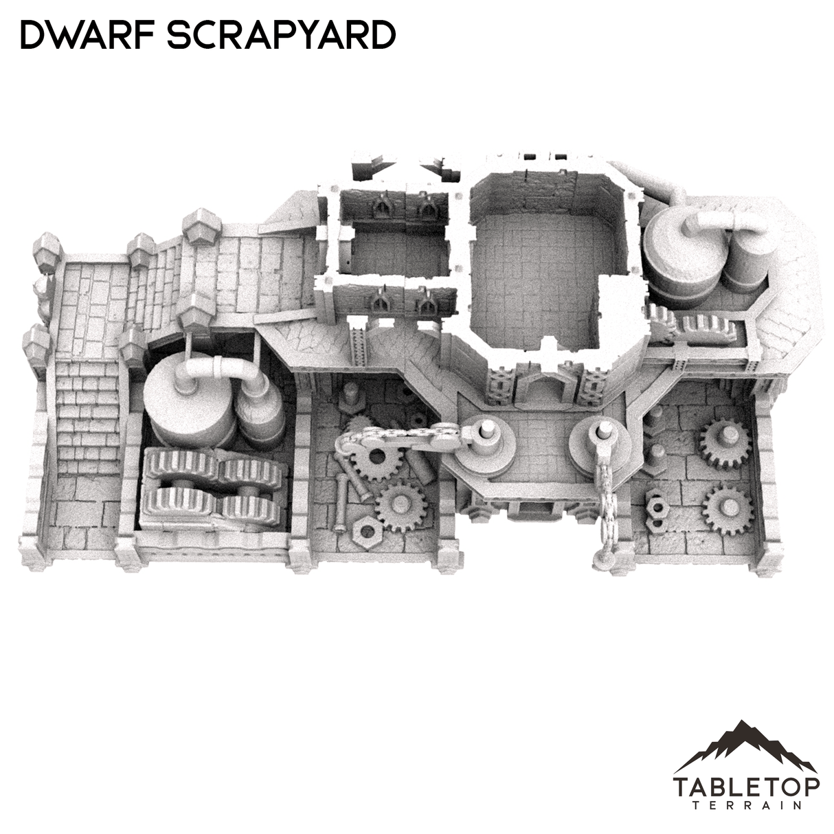 Tabletop Terrain Building Dwarf Scrapyard
