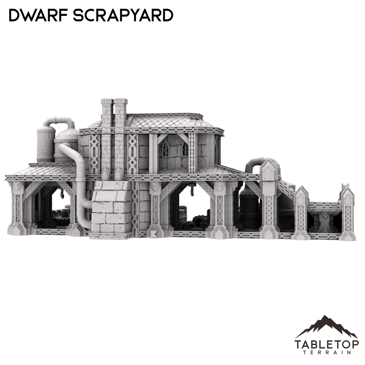Tabletop Terrain Building Dwarf Scrapyard