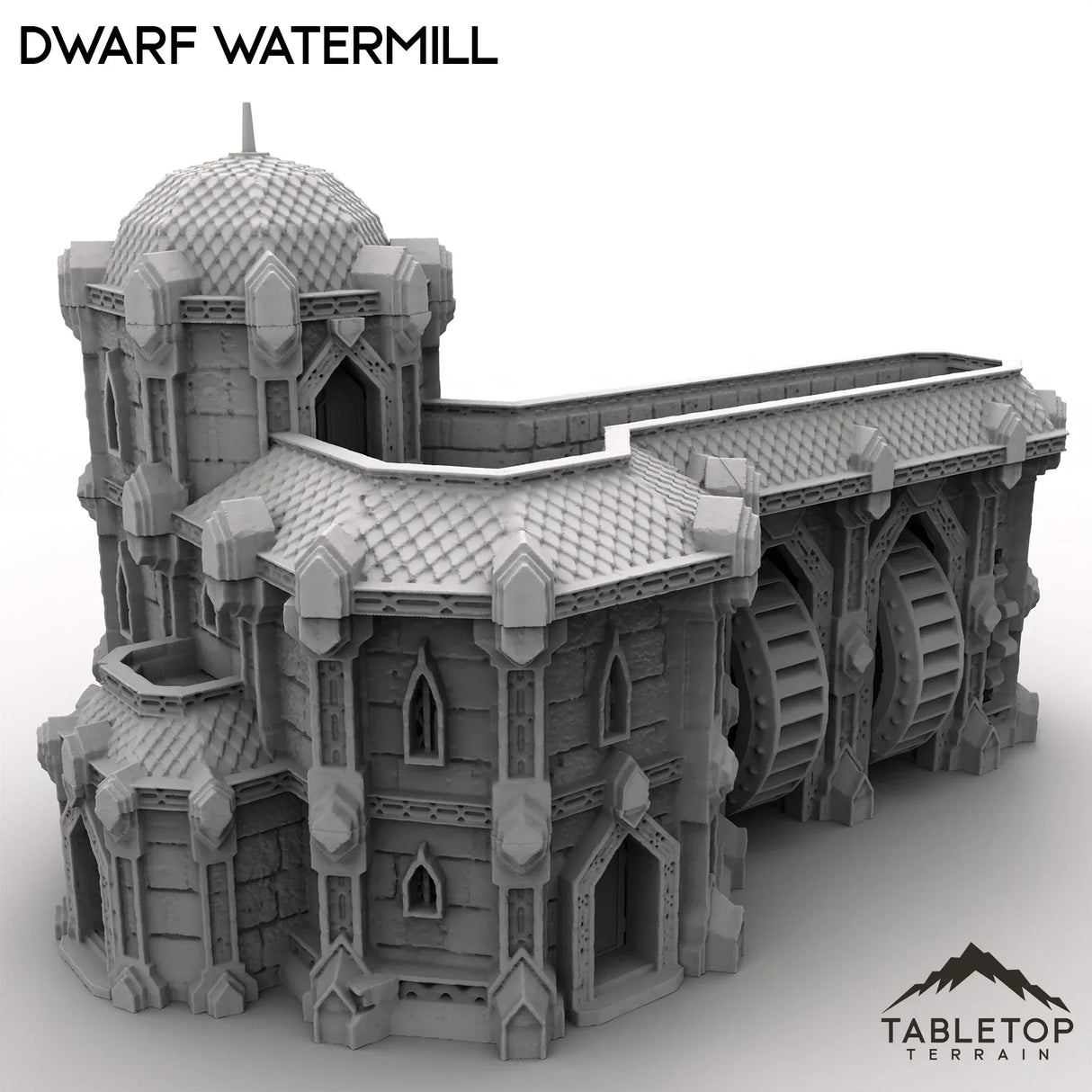 Tabletop Terrain Building Dwarf Watermill