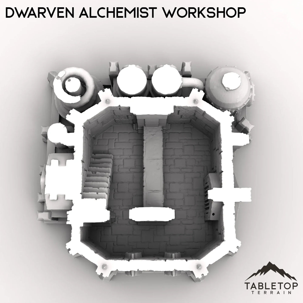 Tabletop Terrain Building Dwarven Alchemist Workshop