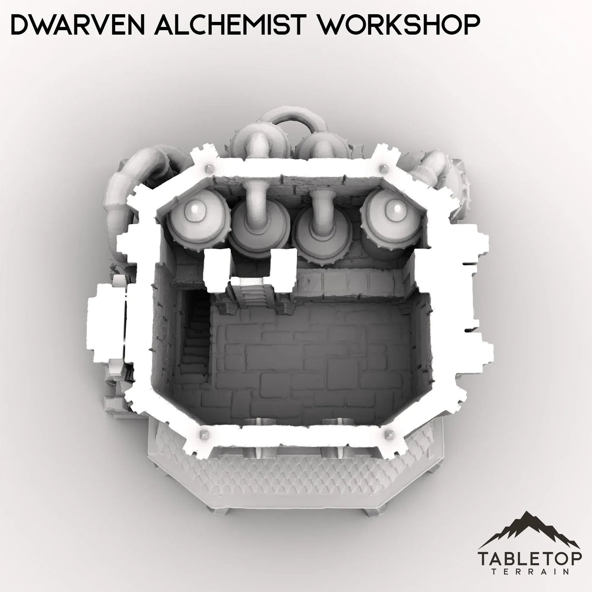 Tabletop Terrain Building Dwarven Alchemist Workshop