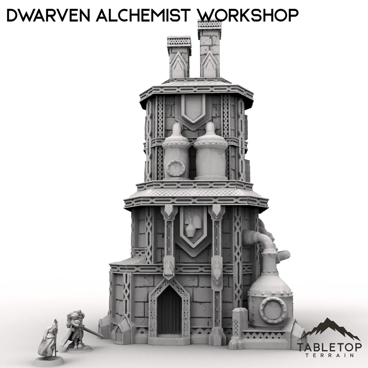 Tabletop Terrain Building Dwarven Alchemist Workshop