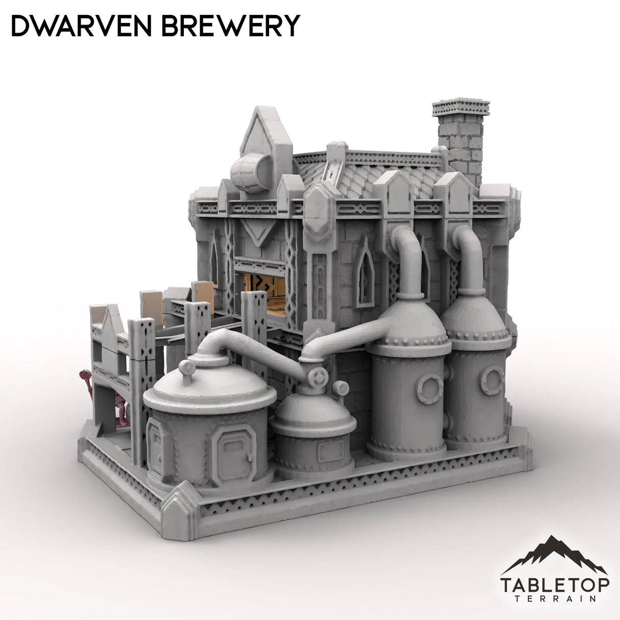 Tabletop Terrain Building Dwarven Brewery