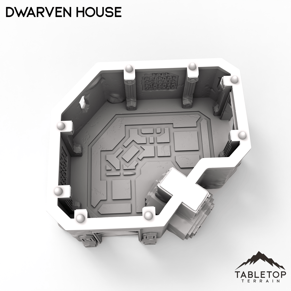 Tabletop Terrain Building Dwarven House - Kingdom of Durak Deep
