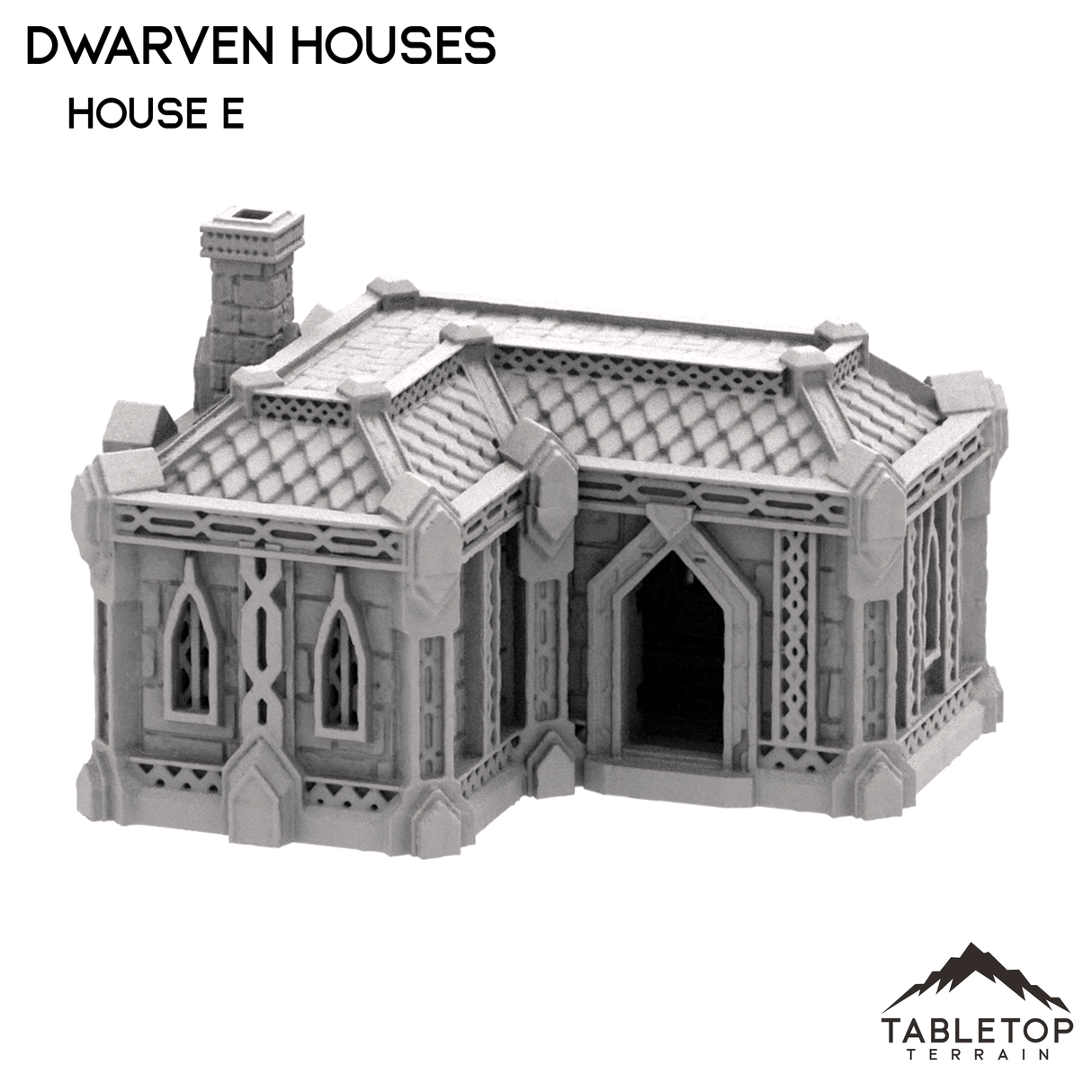 Tabletop Terrain Building Dwarven Houses
