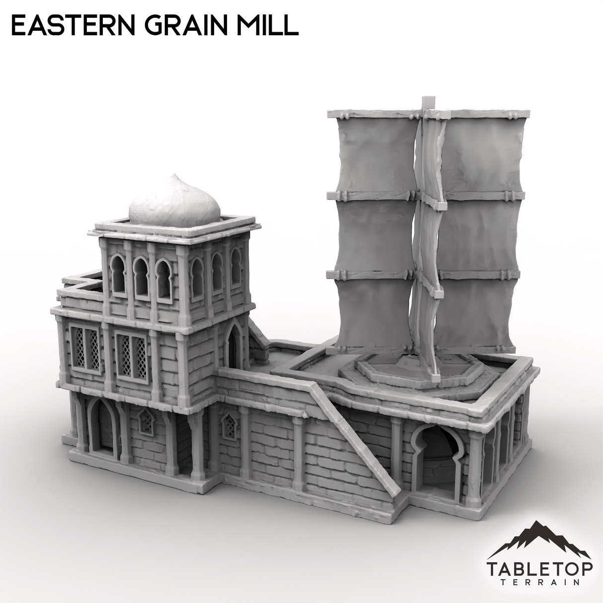 Tabletop Terrain Building Eastern Grain Mill