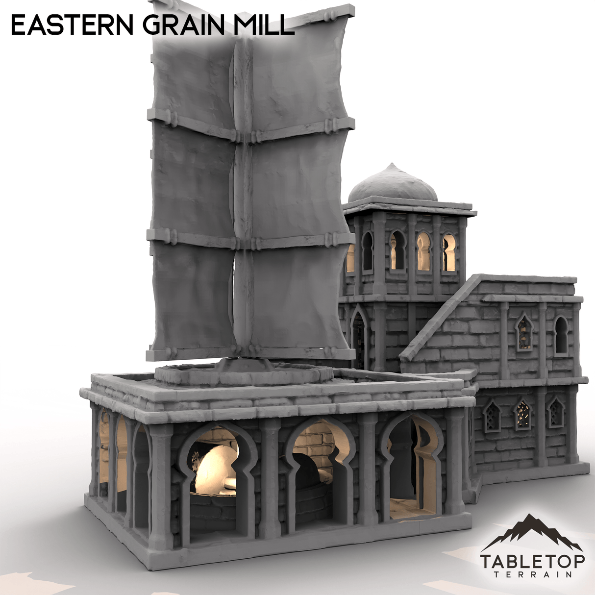 Tabletop Terrain Building Eastern Grain Mill