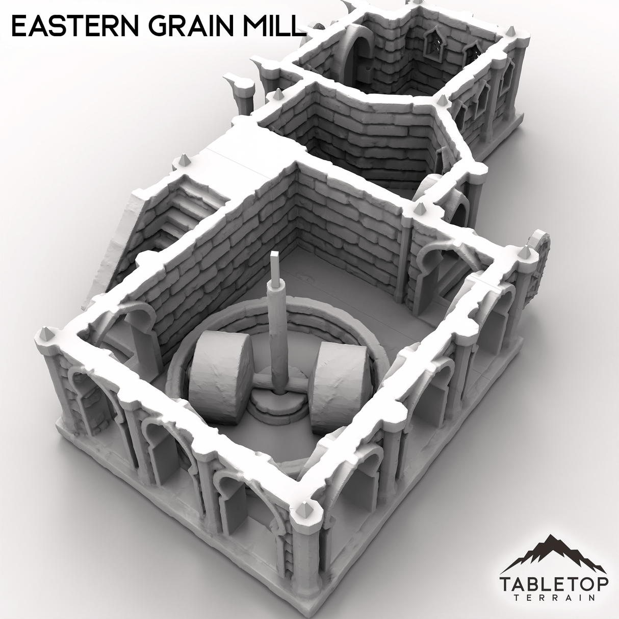 Tabletop Terrain Building Eastern Grain Mill