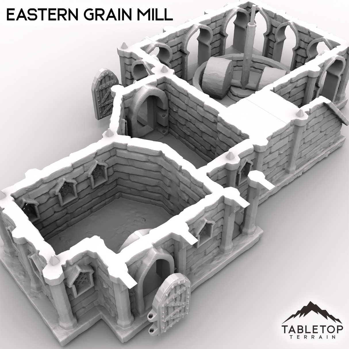 Tabletop Terrain Building Eastern Grain Mill