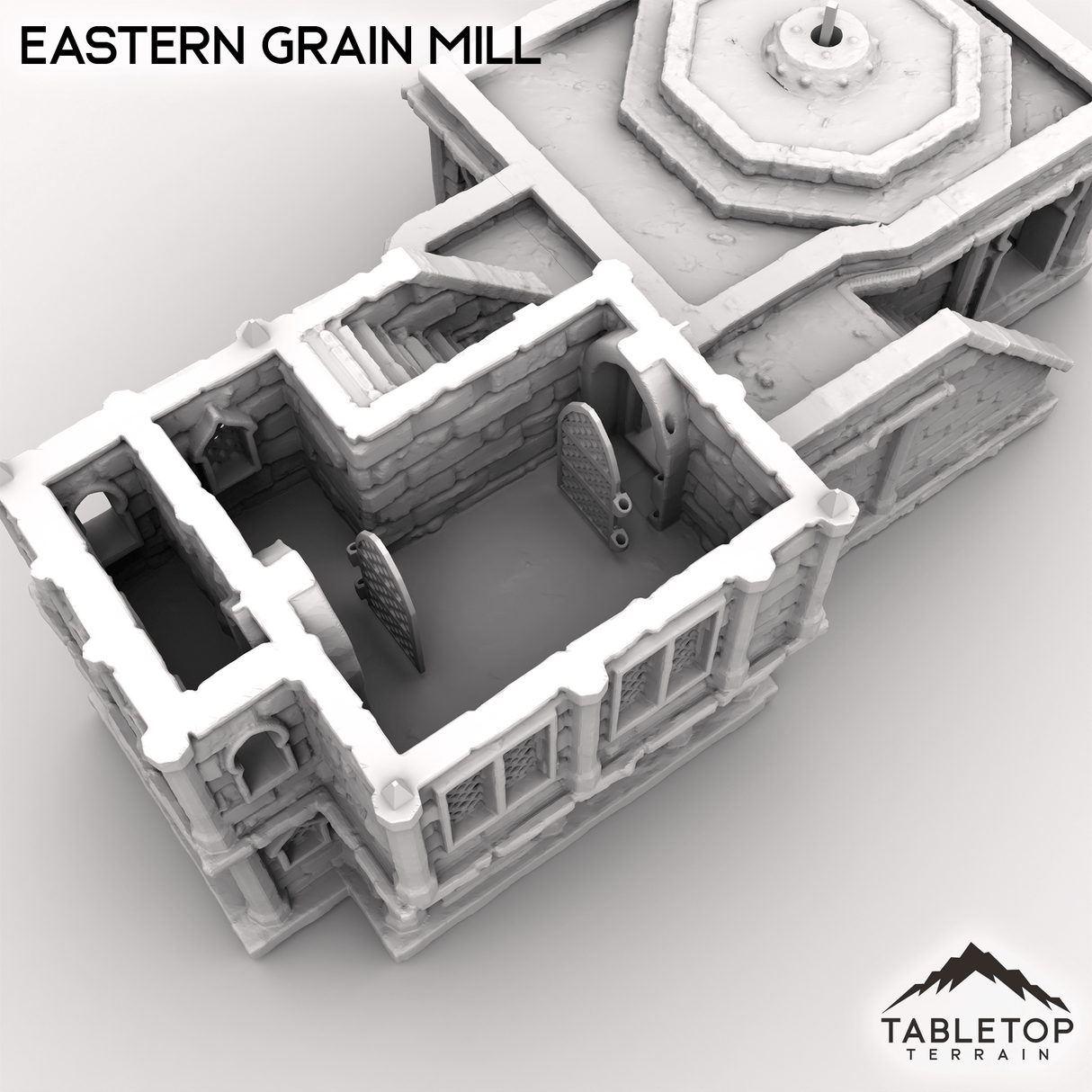 Tabletop Terrain Building Eastern Grain Mill