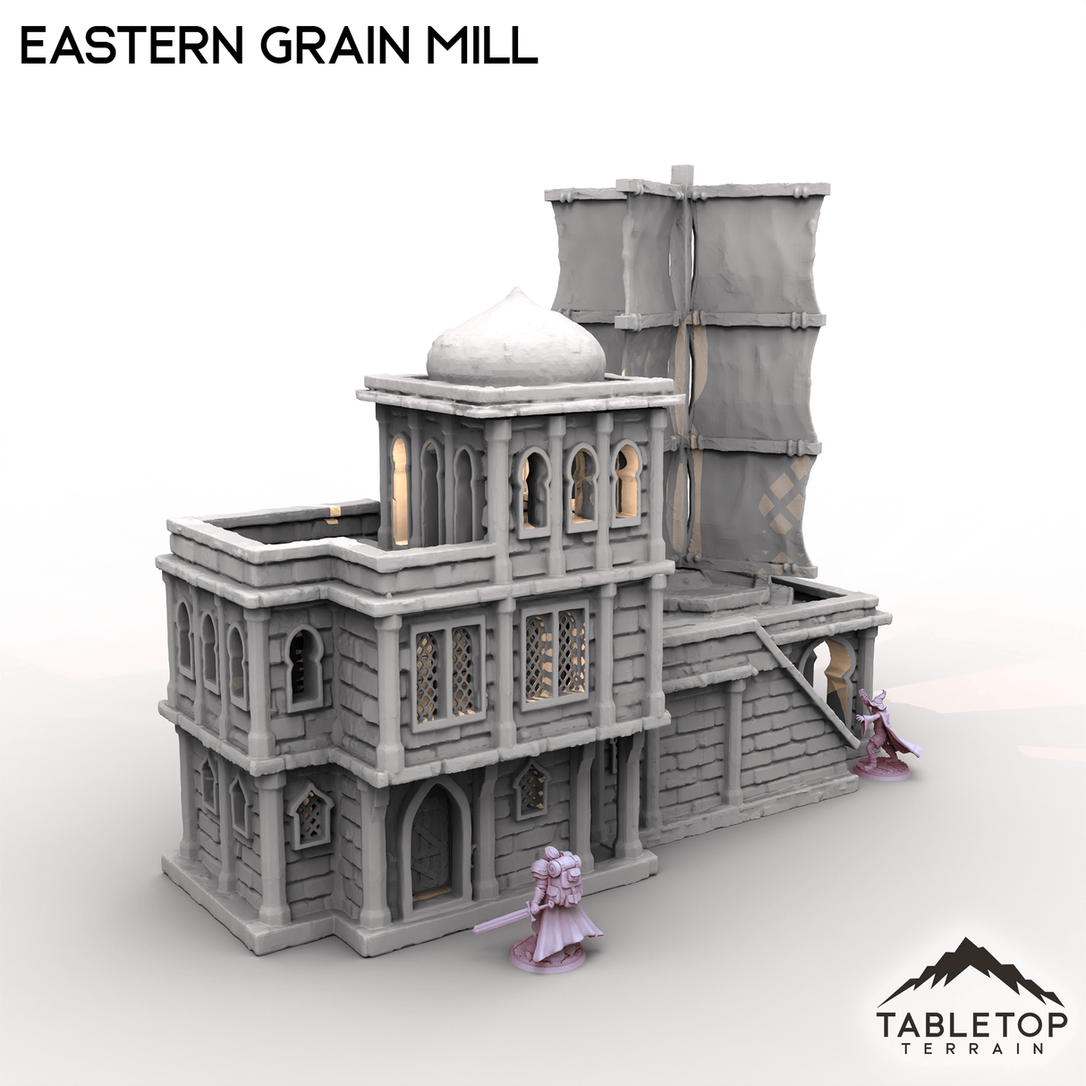 Tabletop Terrain Building Eastern Grain Mill