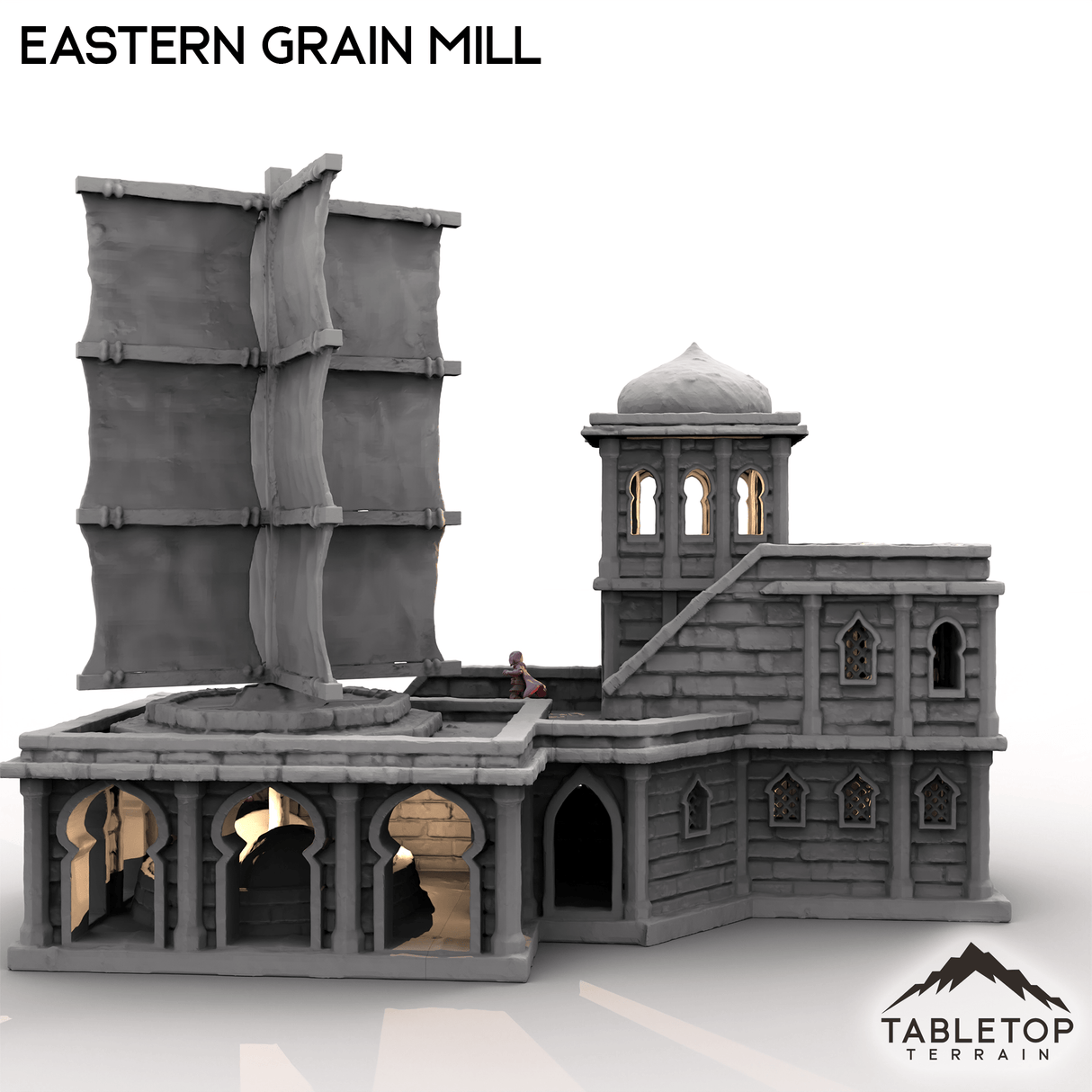 Tabletop Terrain Building Eastern Grain Mill