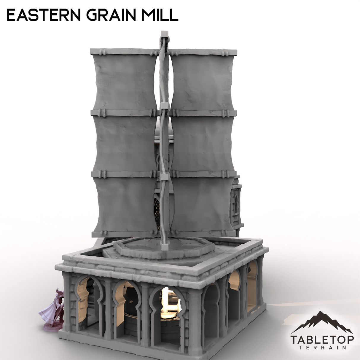 Tabletop Terrain Building Eastern Grain Mill