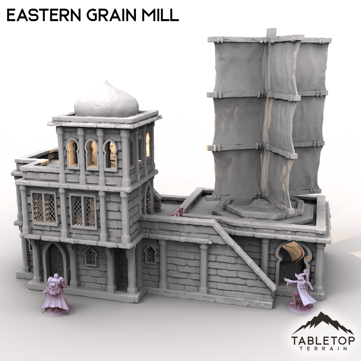Tabletop Terrain Building Eastern Grain Mill