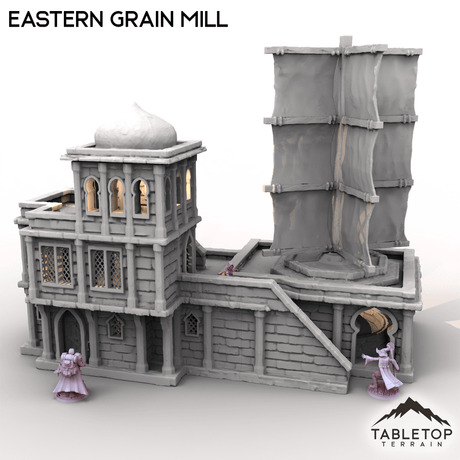 Tabletop Terrain Building Eastern Grain Mill
