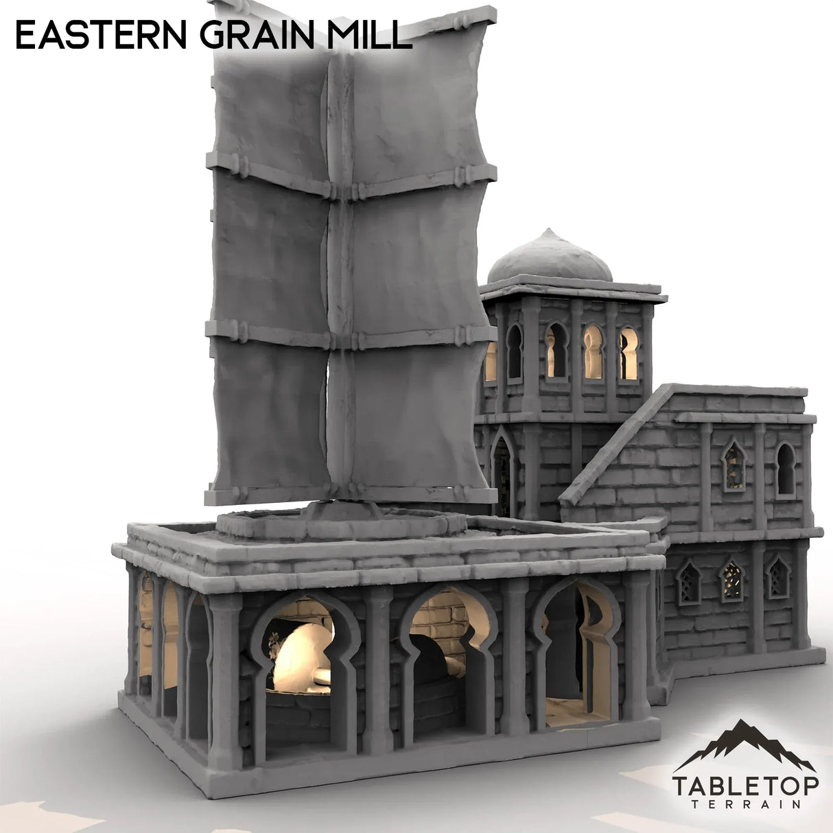 Tabletop Terrain Building Eastern Grain Mill