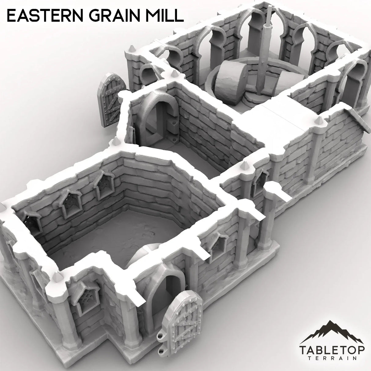 Tabletop Terrain Building Eastern Grain Mill