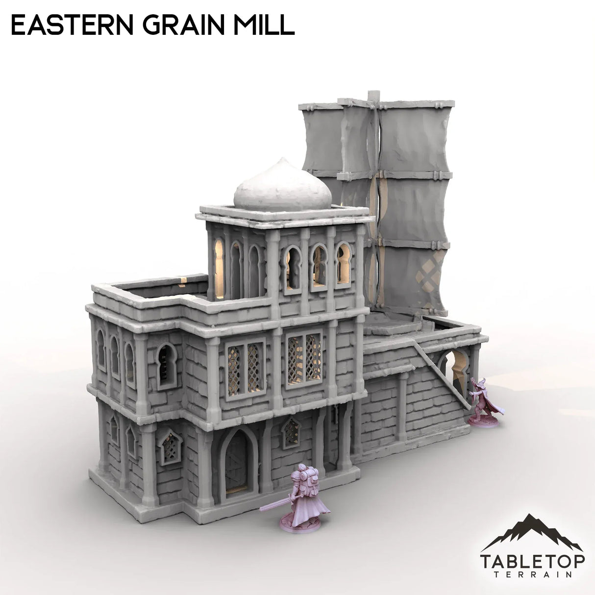 Tabletop Terrain Building Eastern Grain Mill