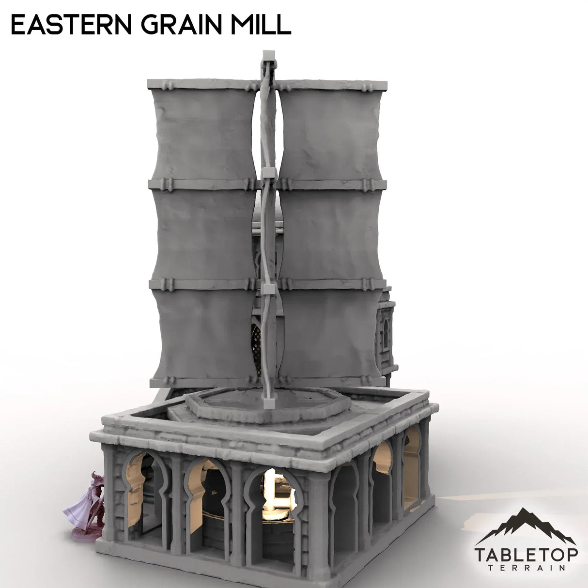 Tabletop Terrain Building Eastern Grain Mill