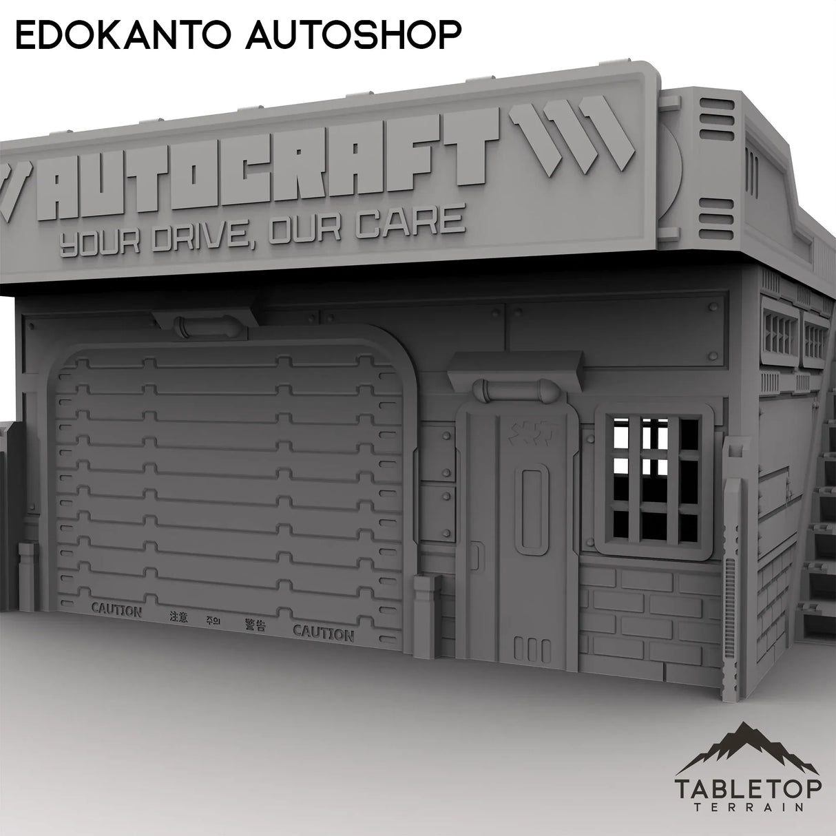 Tabletop Terrain Building EdoKanto AutoShop