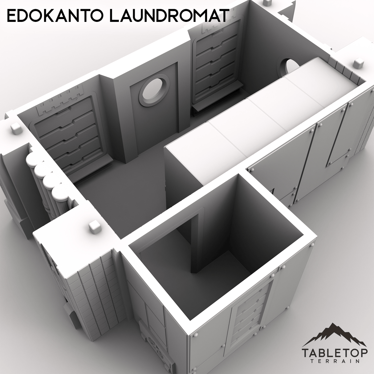 Tabletop Terrain Building EdoKanto Laundromat