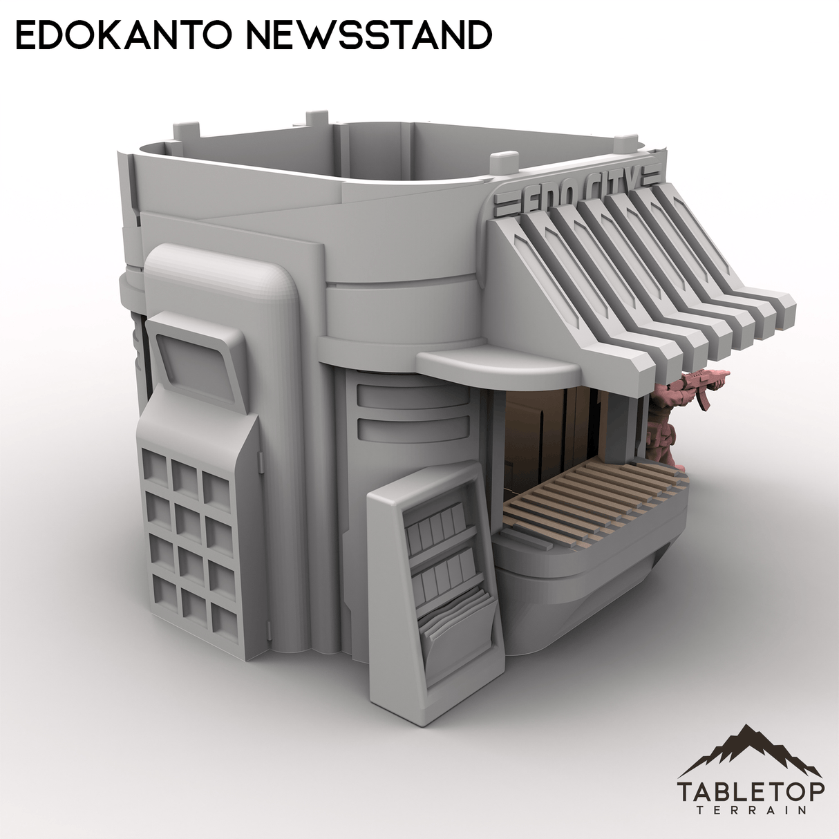Tabletop Terrain Building EdoKanto Newsstand