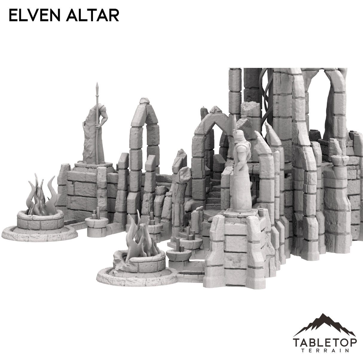 Tabletop Terrain Building Elven Altar