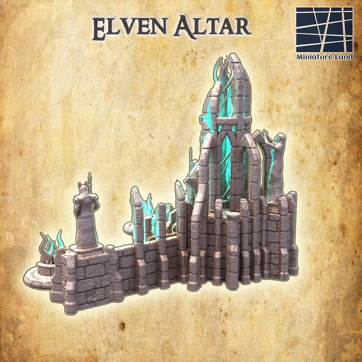 Tabletop Terrain Building Elven Altar