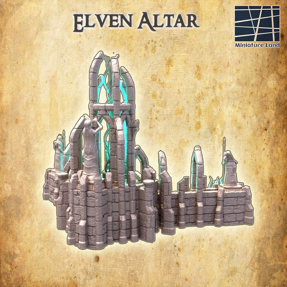 Tabletop Terrain Building Elven Altar