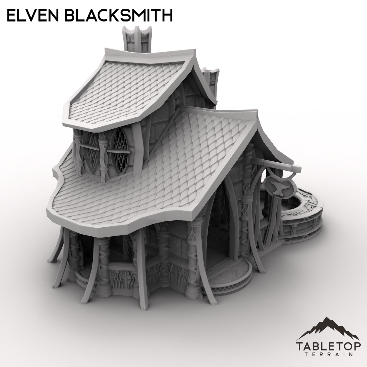 Tabletop Terrain Building Elven Blacksmith