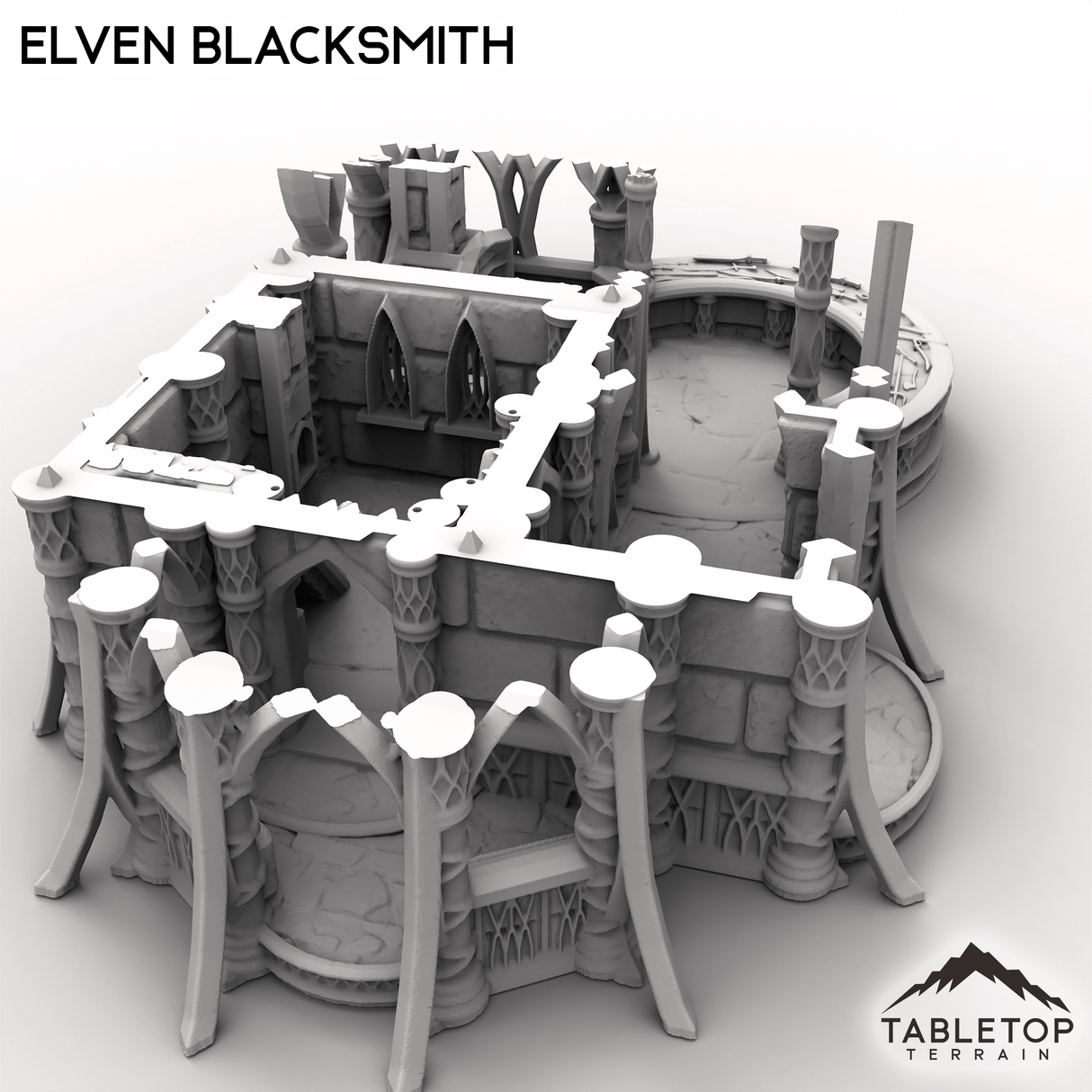 Tabletop Terrain Building Elven Blacksmith