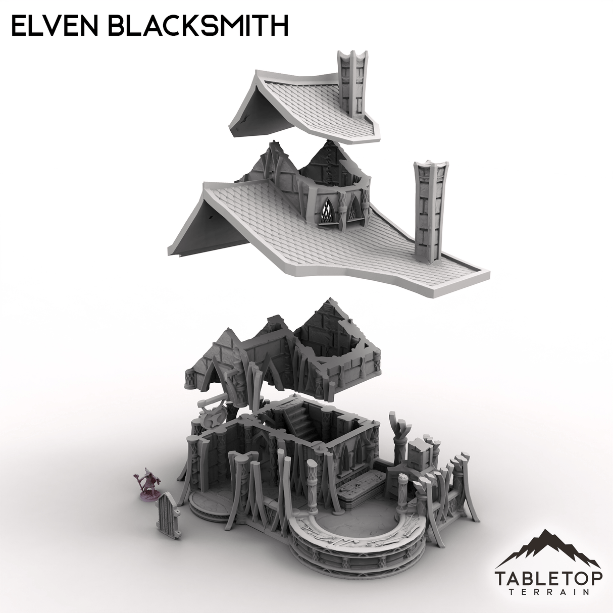 Tabletop Terrain Building Elven Blacksmith