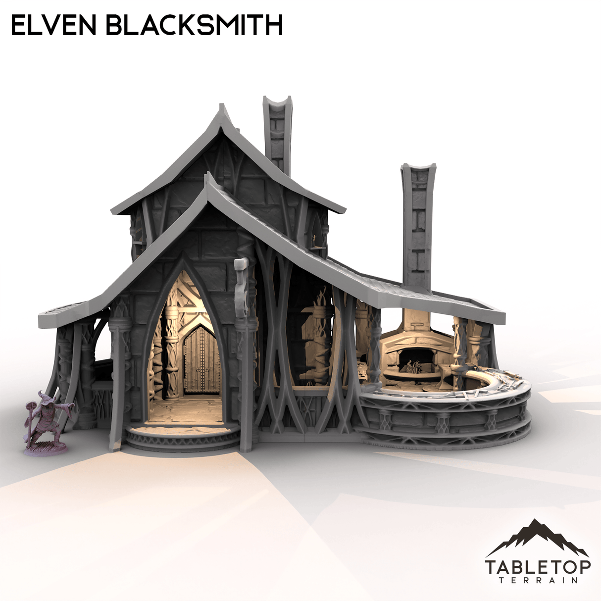 Tabletop Terrain Building Elven Blacksmith