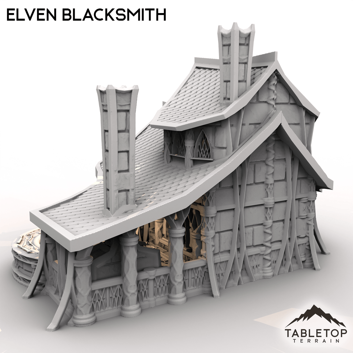 Tabletop Terrain Building Elven Blacksmith